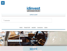 Tablet Screenshot of idinvest.com